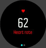 Your current estimated fitness level is shown in the fitness level display. From the watch face, press the lower right button to scroll to the fitness level display.