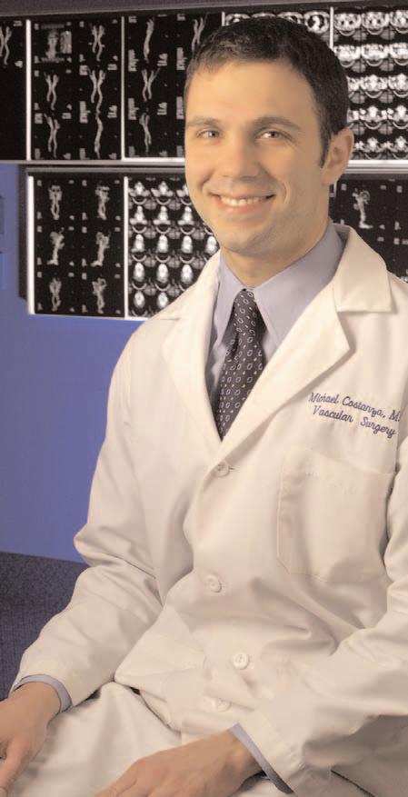 Minimally Invasive Stenting Expands Vascular Surgery Options Assistant Professor of Surgery Michael Costanza MD first performed carotid stenting during his fellowship in vascular and endovascular