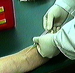Voluntary blood tests Recordkeeping Exposure Incidents" Post-exposure testing!