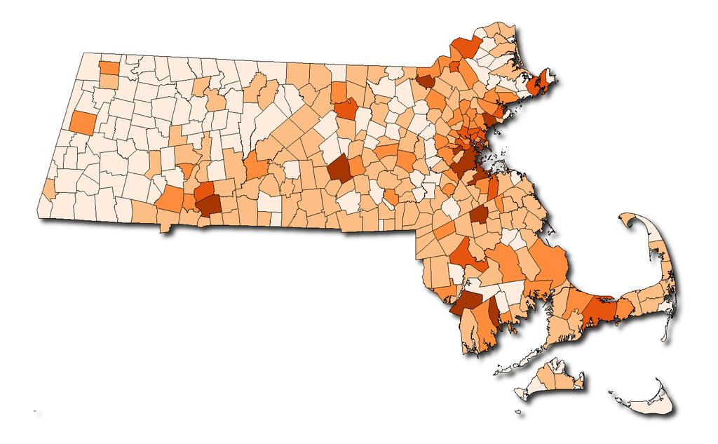 Opioid Overdose Related Deaths: Massachusetts 2004-2006 OEND programs