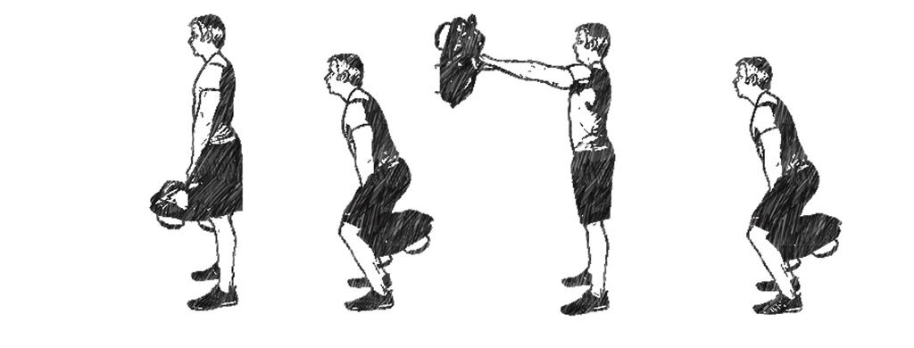 Sandbag Swing Classification: Sandbag Basics Repetitions: 10-20 Overview: The Sandbag Swing is a complete body workout that must be done in a controlled fashion.