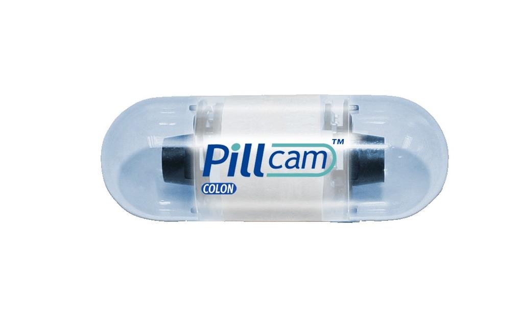 Ø11 mm PillCam COLON Capsule 1 2-sided video cameras: 4 images per second 2 images per second per camera 31 mm Dimensions: Diameter: Same as