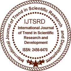 International Journal of Trend in Scientific Research and Development (IJTSRD) International Open Access Journal ISSN No: 2456-6470 www.ijtsrd.