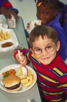 Nutritional Contribution of School Meals Higher intake of milk Higher intake of fruits and