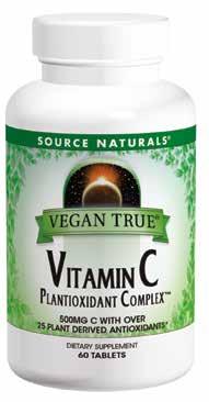 Vitamin C Plantioxidant Complex Vitamin C Plantioxidant Complex combines 500 mg of vitamin C with over 25 plant-derived sources