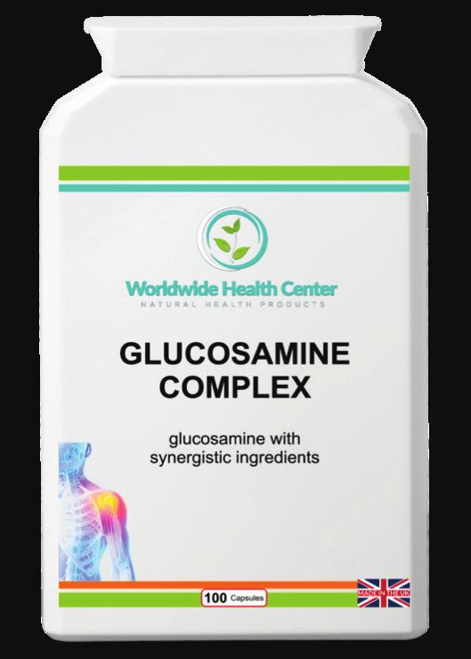 06.17 GLUCOSAMINE COMPLEX 100 CAPSULES Most Glucosamine supplements that are sold only contain Glucosamine sulphate which is good for building cartilage in the joints, but not very helpful for