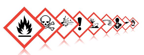 Pictogram A symbol that is intended to relay specific hazard information in