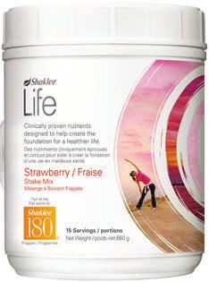 (page 2) Explain the Shaklee Difference The Life Shake contains: Clinically proven nutrients designed to help create the foundation for a healthier life 25 grams* of protein per serving, including 16