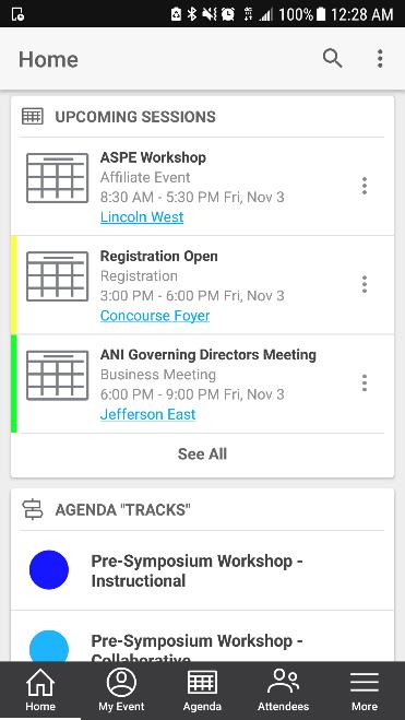 Check your email for an AMIA Meeting app invitation link 2. Download the AMIA Meeting app 3.