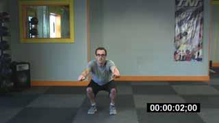 Narrow-Stance BW (Bodyweight) Squat Stand with your feet NARROWER than hip-width apart. Start the movement at the hip joint.