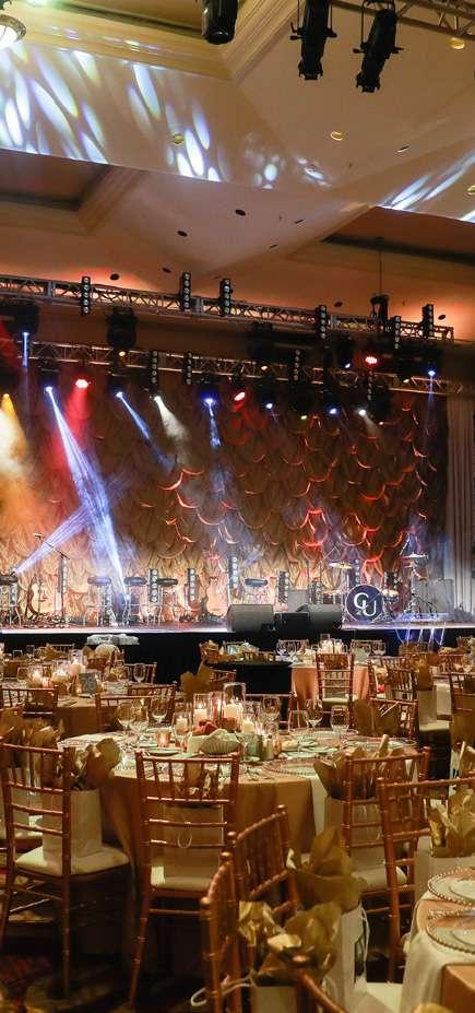 TIERS PLATINUM $100,000 4 Premium Tables of 10, closest to the stage Chairman s reception for 8 guests to attend meet-andgreet with the entertainment Twenty (20) valet parking passes Private access