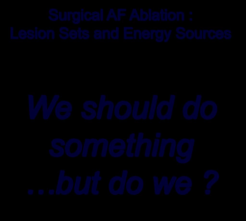 Surgical AF Ablation