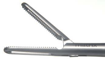 Curved Forceps, V-MI-3027 V-MI-3027/45 5mm KELLY Grasping Forceps, Lightly Curved, Single Action V-MI-4024