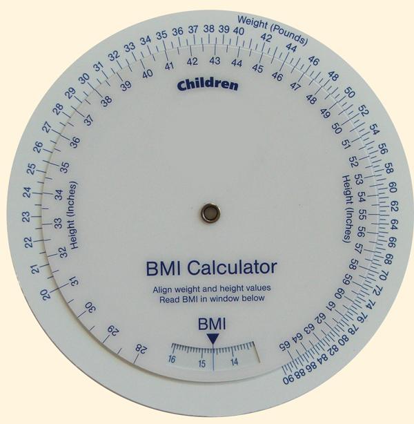 Chart Carlos Correctly Step 4A: Determine BMI Value Method 2: Using a BMI calcula8on wheel Find height on inner wheel TIP: Mark with your thumb and