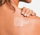 Transdermal Absorbed through the skin at a slow, steady