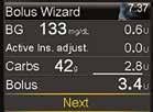Each setting will include a short description: you need to select Next and enter the requested data. Bolus Wizard Calculating how much bolus insulin to give can be challenging.