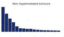 Hypermutated tumours 51% 51% 46% 31% 31% 26% 26% 6% 43% Non-hypermutated tumours 31% ACVR2A APC TGFBR2 BRAF MSH3 MSH6 MYO1B TCF7L2 CASP8 CDC27 FZD3 MIER3 TCERG1 MAP7 PTPN12 18% 11% 1% 9% 9% 7% 6% 5%