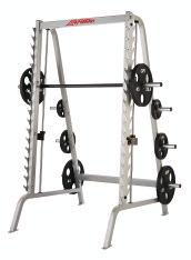 and allows for a variety of natural foot positions Smith Machine FSSM Multi-purpose system provides ultimate strength training