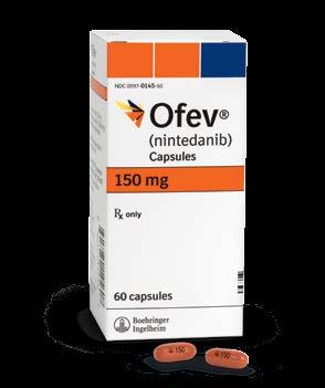 Take action with OFEV How OFEV works As of now there is no cure for IPF. However, OFEV (nintedanib) can help slow its progression. The speed at which IPF worsens is different for every person.