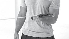 //// POWER HANDLE : EXERCISES WRIST / FOREARM STRENGTH I SUPINATION / PRONATION Exercise STEPS: STEP 1 Attach the SKLZ Power Handle to an anchor point at chest height.