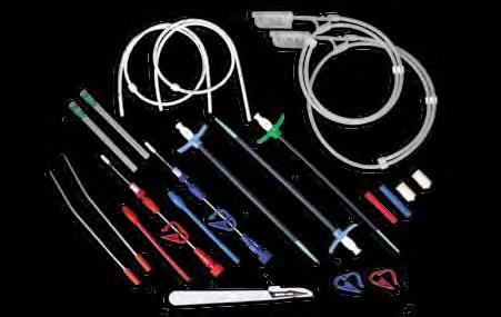 connection of extension and hub ensuring security and peace of mind Catheter markings Assists in the accurate placement of the catheter tips Permanent priming volumes printed on catheters Gives