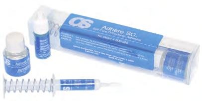 1-9gm Enamel Conditioner (etch) 1-7gm Activator Adhere SC Kit 600-70 Adhere SC Kit 600-85 Adhere LC Kit Individual Components The following components are available for use with the Adhere LC Kit: