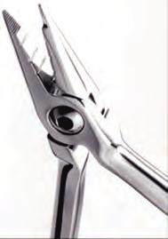 Jarabak Plier Long, tapered design is ideal for precision bending of lighter wires.