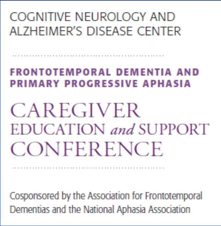 Perspectives on Frontotemporal Dementia and Primary