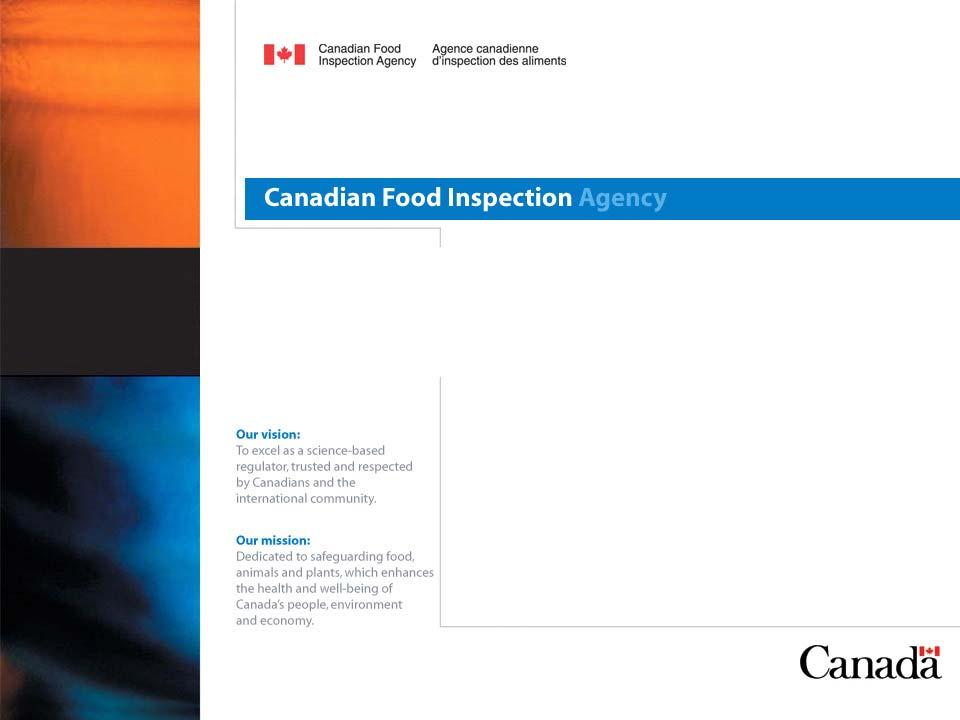 Update on the Canadian Food Inspection Agency (CFIA) Food Labelling Modernization Initiative