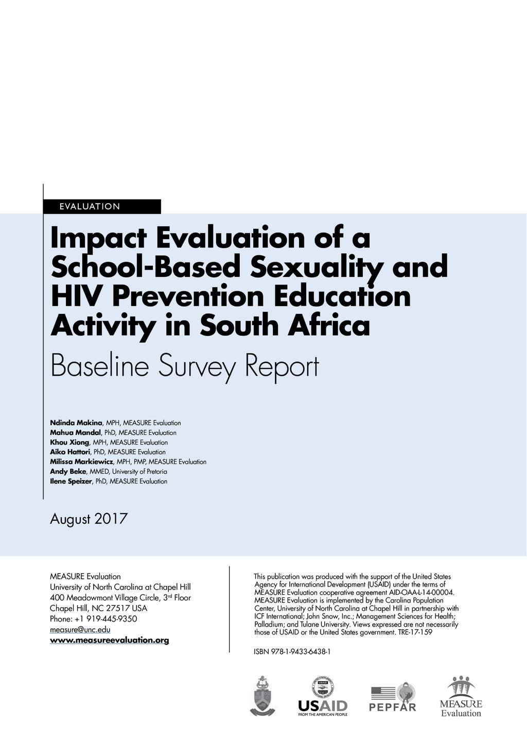 Baseline Report: Impact Evaluation of a