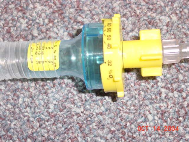 CPAP - Procedure Follow pulmonary edema SOP Prepare equipment Connect oxygen to 15 L Adjust venturi