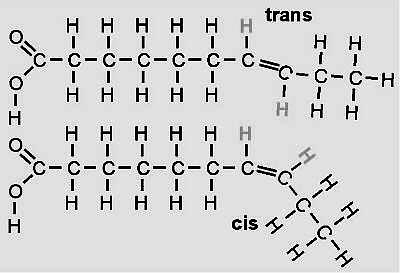 of hydrogen atoms in one or more of its fatty acid chains because some of its carbon atoms are