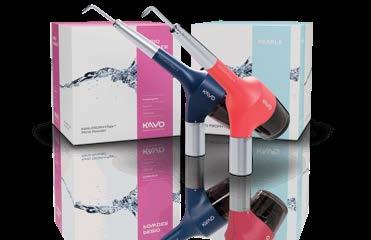 The ergonomic and flexibly adjustable KaVo PROPHYflex 4 air polishing device is perfectly suited for PROPHYpearls, PROPHYflex Powder