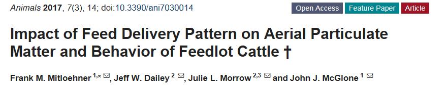 Field application of behavioral management: Feeding confined cattle according in a crepuscular pattern