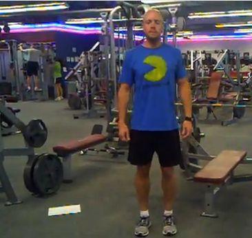 Warm-up Alternating Lateral Lunge Stand with feet shoulder-width