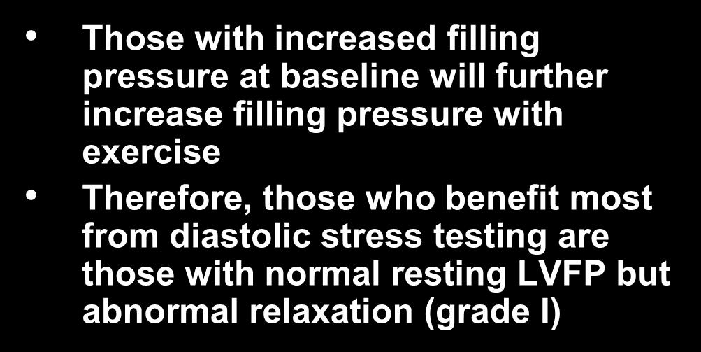 who benefit most from diastolic stress testing