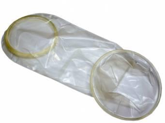 Insertable (Female) Condoms What is it? A thin, soft, loose-fitting sheath with a flexible ring at each end which is inserted into the vagina from hours to moments before intercourse.