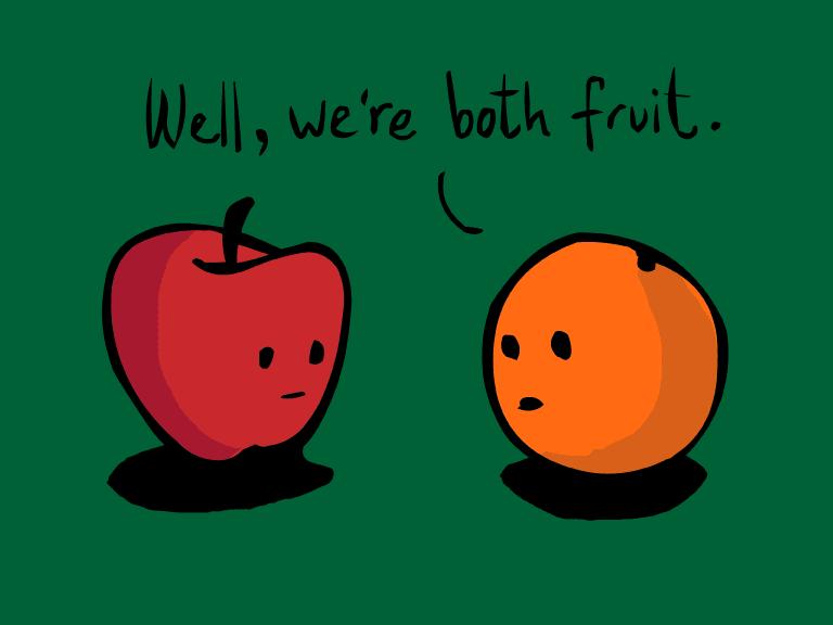 Comparing Apples and Oranges There may be important differences in patient/participant characteristics.