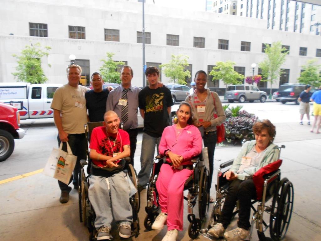 Steve Self-advocates from New Mexico attend the 2012 national