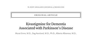 PD: Cognitive Symptoms PD: Cognitive Symptoms A large, multicenter trial of rivastigmine vs.
