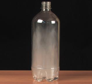 CLOUD IN A BOTTLE Putting a small amount of alcohol into a