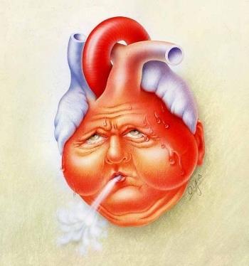 Congestive Heart Failure The inability of the heart to produce adequate cardiac output due to a