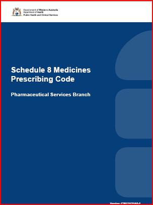 Schedule 8 Medicines Prescribing Code Implemented 1 January 2013 Why a prescribing code?
