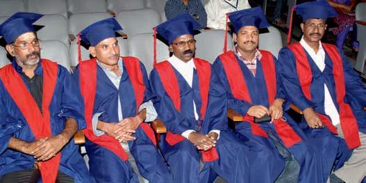 Dr M Mohan Rao, Additional Director, Medical Education, Dr G Chandra Sekhar, Director, LVPEI, Hyderabad, and Dr Prashant Garg, Head, Mark Nathaniel Thadikonda and Vijayamma Nannepaga Centre for Eye