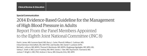 JAMA 2014;311:507-20 Newly revised BP guidelines for 2014 140 / 90 is now goal < 60yo 150 / 90 is now goal > 60yo New drug choice recommendations Optimal treatment of your and your patient s BP Per