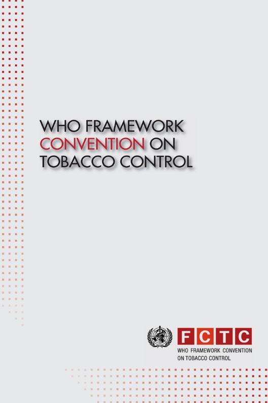 World Health Organization Framework Convention on Tobacco Control Tobacco is the world s leading cause of preventable death and is responsible for roughly 1 million deaths annually in the Americas.