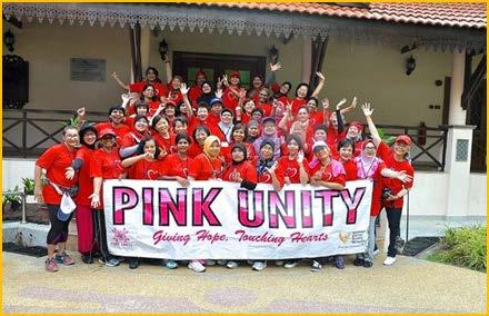 Pink Unity Support Network Focus group established in 2008 under NCSM Run by women cancer survivors as a peer support group Support women with ALL types of cancer and