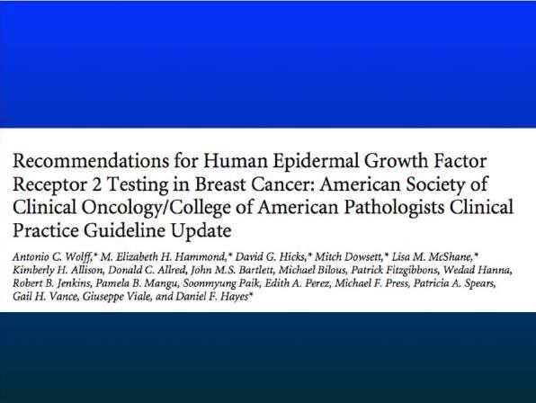 HER2 Gene Amplification and Protein Overexpression J Clin Oncol 31:3997 4014, 2013 HER2 gene HER2 mrna HER2 protein Normal Breast Epithelial Cell Breast Cancer Cell (with HER2 alterations) FACTORS