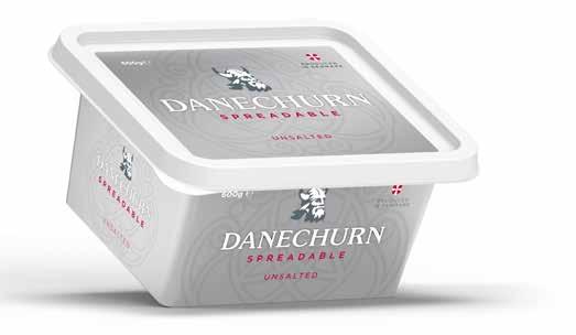 SPREADABLE UNSALTED Danechurn Spreadable unsalted is ready to use right of the fridge.