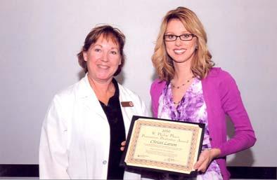 Philip Phair Preventive Dentistry Award, which was presented to her by Ms. Marsha Cunningham- Ford.